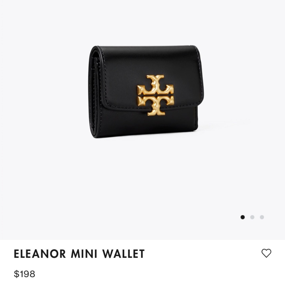 Authentic Tory Burch Eleanor Mini Wallet